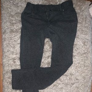 Dark Gray Faded Glory Leggings w/pockets